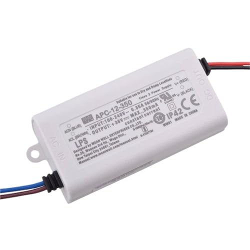 Pilote LED 350mA APC-12-350 pour intégration dans spots de plafond