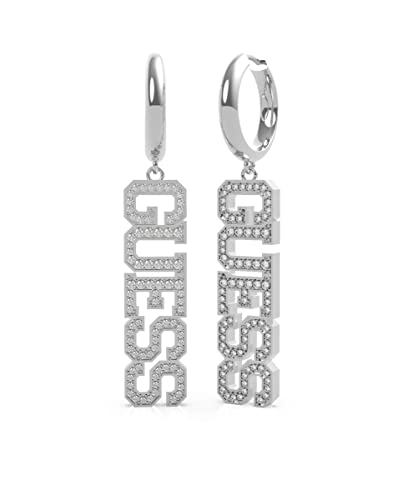 Guess Damen-Ohrstecker Pave Edelstahl 32014006, Einheitsgröße, Edelstahl,...