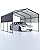 KYBOLT 13'x 16'x 10' Heavy Duty Carport, Oversized Metal Garage with Reinforced All-Metal Frame and Galvanized Steel Roof, Permanent Shelter for Boats, Trucks, and Tractors