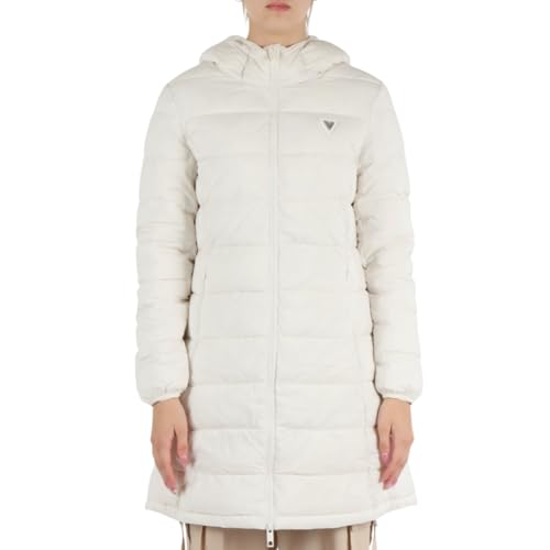 GUESS Piumini New Aleta Long Puffer V4YL05 WF3X0 Bianco - 145217000008_L