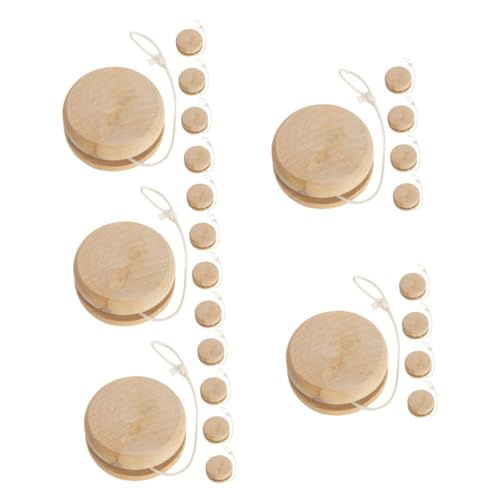 SUPVOX 5sets Portable Ball Wooden Toy for Boys and Girls Park Fingertip Toy 5pcs*5