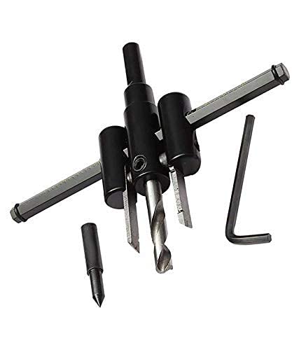 Shuang You Adjustable 1-Inch to 6-Inches, Wood Hole Saw Circle Cutter, Wood Working Twist Hole DIY Tools Cutting (Diameter 30-200 mm) (B09MQS57KD) Amazon Price History, Amazon Price Tracker