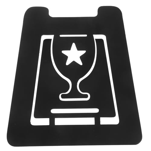 Expositor de medallas de acero inoxidable premium negro para escritorio