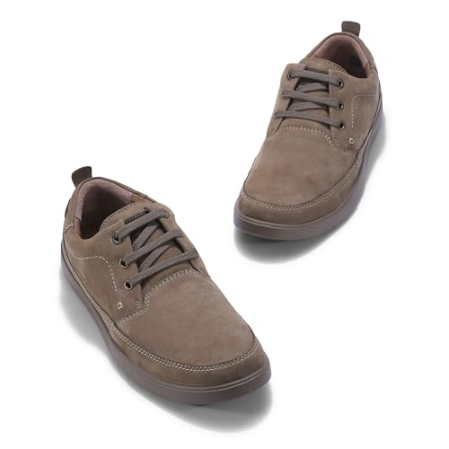 Image of Woodland Men Khaki Casual Shoes