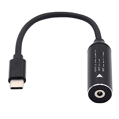 Cable USB-C a entrada DC Jack 2.5 x 0.7 mm ideal para teletrabajo y viajes