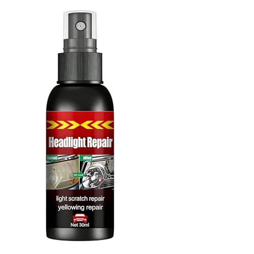 Limpiador para faros de coche, 100 ml, limpiador profundo para la eliminación de los faros, kit de restauración para faros y limpieza automotriz – Para mantenimiento, reparación y restauración de