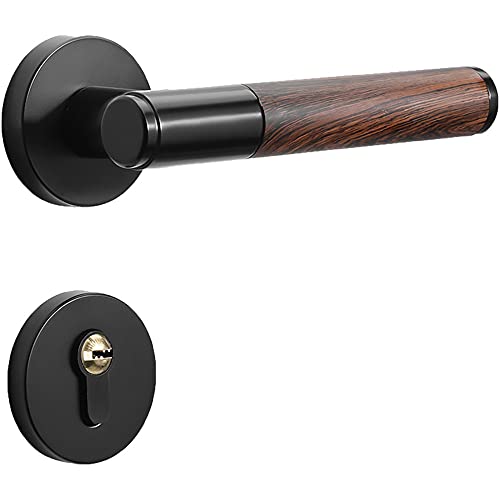 Cerradura de manija de coche de aleaci�n de zinc, cerradura de puerta antigua de madera, cerradura de metal