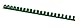 OFFICE PRODUCTS Plastikbinderücken 100 Stück DIN A4 14mm (115 Seiten) Binderücken Bindungskämme Plastikbindung | Kunststoff | Farbe: Grün