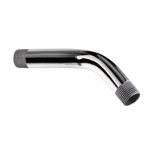Moen Shower Accessory Shower Arm With 1/2-Inch IPS Connections, 6-Inch, Chrome, 10154
