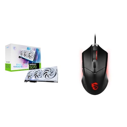 MSI GeForce RTX 5070 12G GAMING TRIO OC WHITE + MSI Q[~O}EX GM08