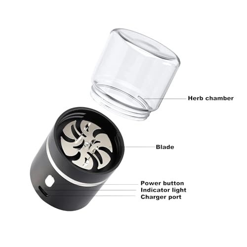 AiTURE Mini-Mühle, elektrisch, 400 mAh, mit 50-ml-Glas, einfach zu tragen (small)