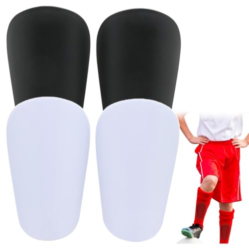 GXGM 8 Piezas Espinilleras Futbol Niño Mini Espinilleras Futbol Espinilleras Pequeñas Equipo de Protección Jóvenes Niños y Adultos Espinilleras Equipo de Anticolisiones Protección (10 × 6 cm)