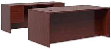 Miniatura 9 de HON 10500 Series 72 x 36 x 29-12 pulgadas, carcasa de escritorio de doble pedestal, caoba