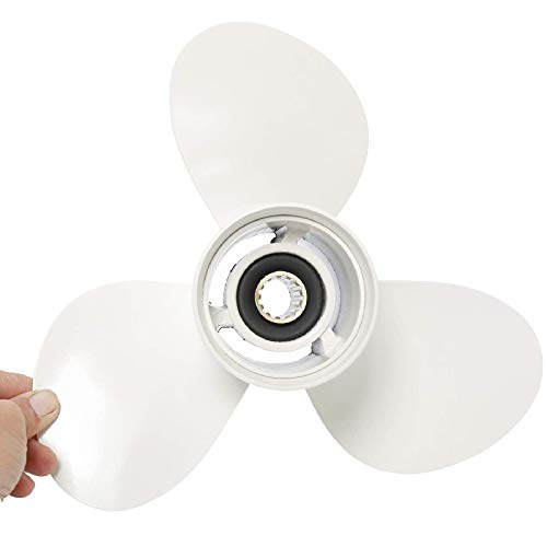 Novelbee 11 5/8X11-G Aluminum Alloy Propeller For Yamaha 40-50Hp Outboard Engine cover