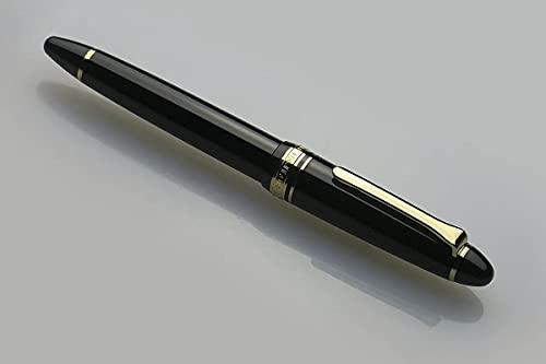 sailor 11-0570-320 pro fit casual fountain pen gold trim black medium point