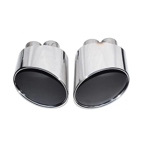 Tuyau d'échappement en acier inoxydable argenté pour Audi S3 S4 S5 S6 S7 RS3 RS4 RS5 RS6 RS7