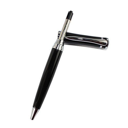 Gullor 3035Ya Ballpoint Pen With Silver Clip - Black #TOP3