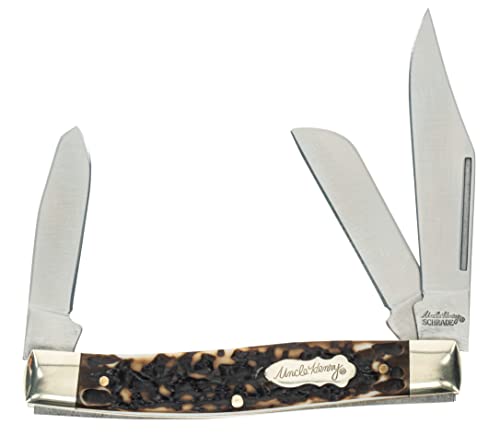 Uncle Henry 885UH SR Rancher Next Gen Pocket Knife 3.5 Clip Point 7Cr17MoV Polished Blade Polymer Handle Brown