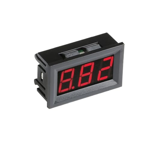 Voltmètre numérique miniature DC 4.5V-30V indicateur tension LED rouge auto moto