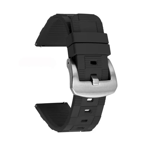 tbfSXgbv NCbN[X eB\Ή IKΉ ZCR[Ή uCgOΉ X|[ch Y fB[X jo[TEHb`oh 20mm 22mm(Black-silver,22mm)