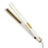 FoxyBae Trés Sleek Titanium Flat Iron Hair Straightener - Frizz-Free, Shinier &...