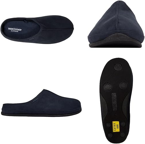Image of Deer Stags Slipperooz Wherever Adult Slippers, Black