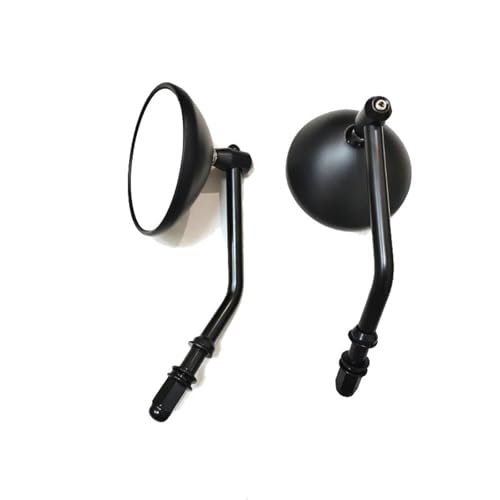 Espejos retrovisores de aluminio para moto estilo café racer convexos
