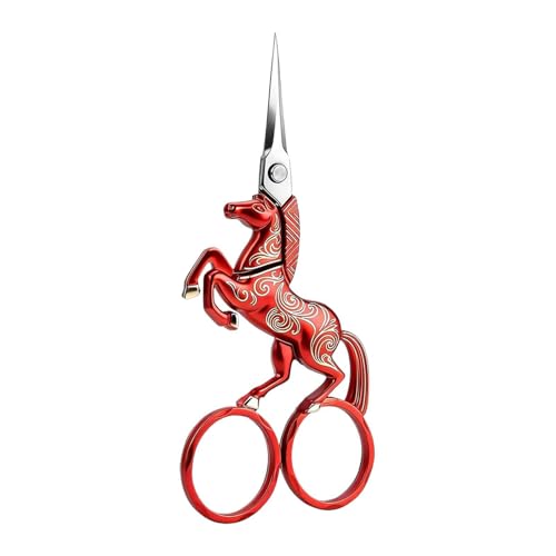 Tijeras de punto | Herramientas de costura y corte en forma de caballo, tijeras de , adecuadas para la fabricación de ropa, parches, manualidades de papel, reparación textil, taller y estudio de