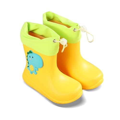 Chaussures de pluie unisexes pour enfants légères de 2 à 10 ans souples