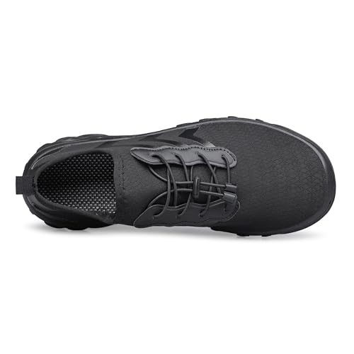 SILLENORTH Water Shoes Mens Womens Quick-Dry Aqua Shoes for Beach Pool Swim Kayaking Surf Boating Hiking Black4