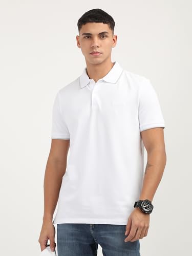 Image of Calvin Klein Men's Liquid Touch Polo Stripe with UV Protection