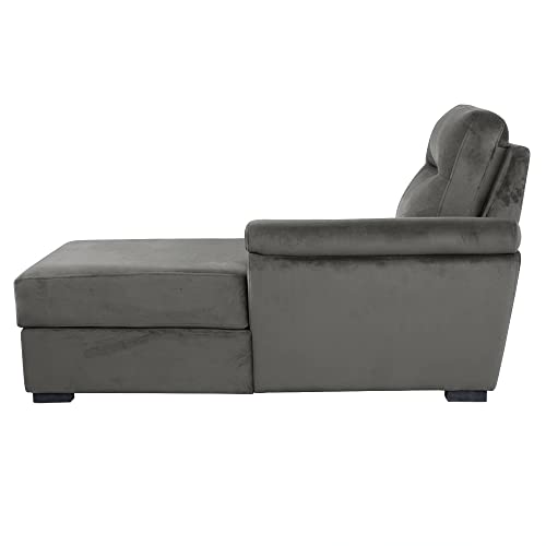 Image of Wakefit Sofa Set | 3 Year Warranty | Sofa 3 Seater, 3 Seater Sofa for Living Room, Wooden Sofa Set, 3 Seater + Right Aligned, Sofa for Living Room - Lounger(Fabric-Velvet : Tuscan Tan)