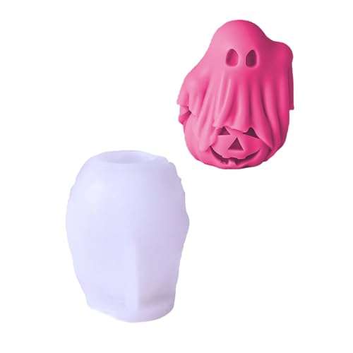 Image of LSLEVA Ghost Silicone Mold DIY Cake Chocolate Candles Drip Resin Plaster Ornaments Mould Handmade Soap Candle Making (A)