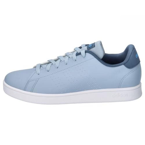 Adidas LKK18 Kids' Advan Court Lifestyle Lace Sneakers, Wonder Blue/Blue Burst/Pre-Loved Ink (IE2700), 23.0 cm2