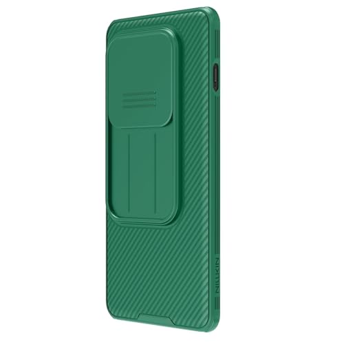 Image of PRITO Nilkin Classic Series Compatible for OnePlus 13 (1+13) Case with Camera Cover, [Camera Lens Protector] [Scratch-Resistant] [360 Full Protection] Shockproof Slim Phone Case (Green, 1+13)