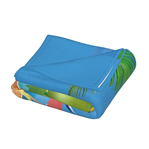 Couverture d'été en flanelle de microfibre douce pour canapé et lit - 5