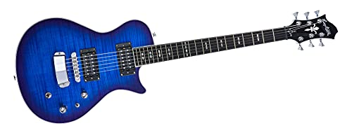 Hagstrom Ultra Swede Worn Denim – Guitare électrique - Les Beatles, Paul McCartney, John Lennon, RIngo Starr, George Harrison Hagstrom Ultra Swede Worn Denim - Guitare électrique