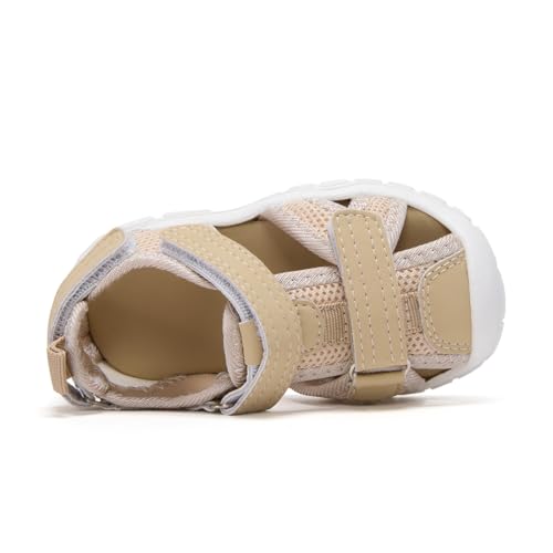 Image of BMCiTYBM Baby Boy Girl Closed Toe Summer Toddler Sandals Lightweight Shoes Infant Non-Slip First Walking Sneakers 6 9 12 18 24 Months 2-3 Years