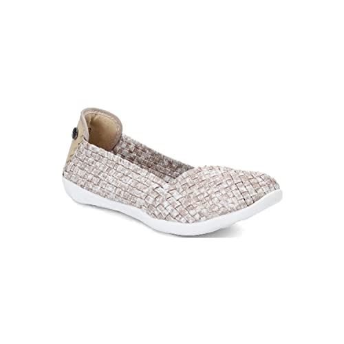 Image of Bernie Mev Catwalk Women's Stretch Woven Slip On Flat Shoes for Women