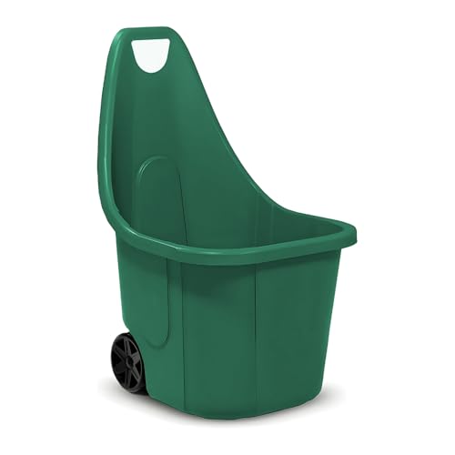 Paluplus Trolley da Giardino con Maniglia, Carrello con Ruote Portatutto,