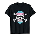 Photo Gallery transgender pride skull lgbt-q ally trans flag uomini donne maglietta Photo Gallery transgender pride skull lgbt-q ally trans flag uomini donne maglietta