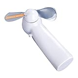 SEWACC 光沢のあるオフィスファン パーソナルデスクファン 夏のオフィス 携帯扇風機 ミニUSBスクトップ LEDライト 手持ち扇風機 ミニ