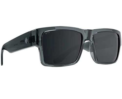 Spy Cyrus Sunglasses Translucent Gunmetal with Happy Gray Gunmetal Spectra Mirror