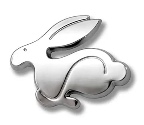Metal Rabbit Bonny Running Sport Racing Badge Emblem Decal Symbol Compatible with VW Golf GTI (1)