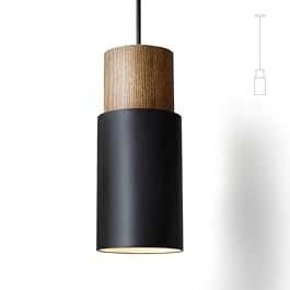 DUHU Black and Wood Pendant...