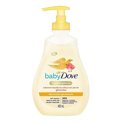 Sabonete Líquido de Glicerina Baby Dove Hidratação Glicerinada 400ml