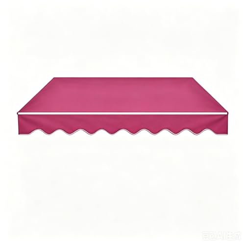 Auvent de remplacement rétractable 4.5x3m en polyester PVC imperméable - 2