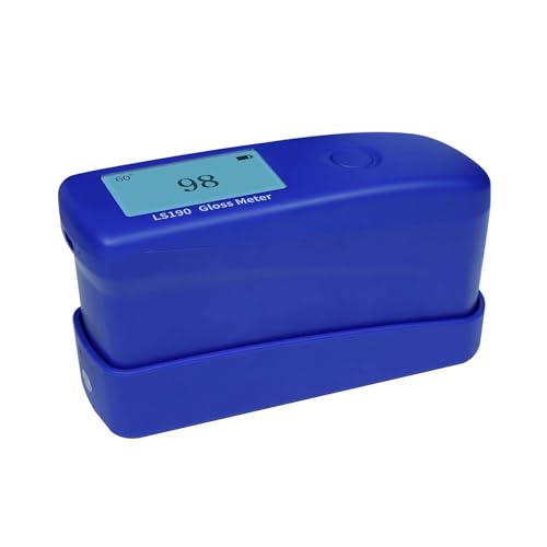 NURII Digital Gloss Meter LS190 60° Angle Paint, Metal Gloss Meter Range 0-200GU
