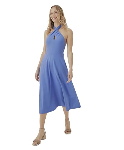 Image of Pact Organic Cotton Women's Fit & Flare Halter Dress