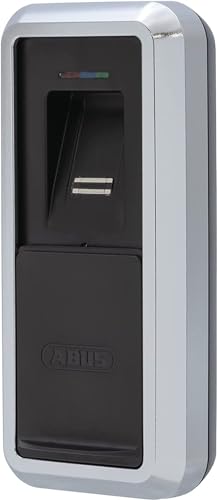 ABUS One Fingerscanner CFS3100 für Haustür, Wohnungstür und Terrassentür - smarter Türöffner - Zubehör für Loxeris One, Wintecto One, Cylox One und CFA3100 - mit Verdeck für den Sensor - silber
